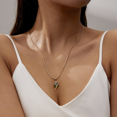 Elegant Tulip Necklace For Women - Be Fatima 