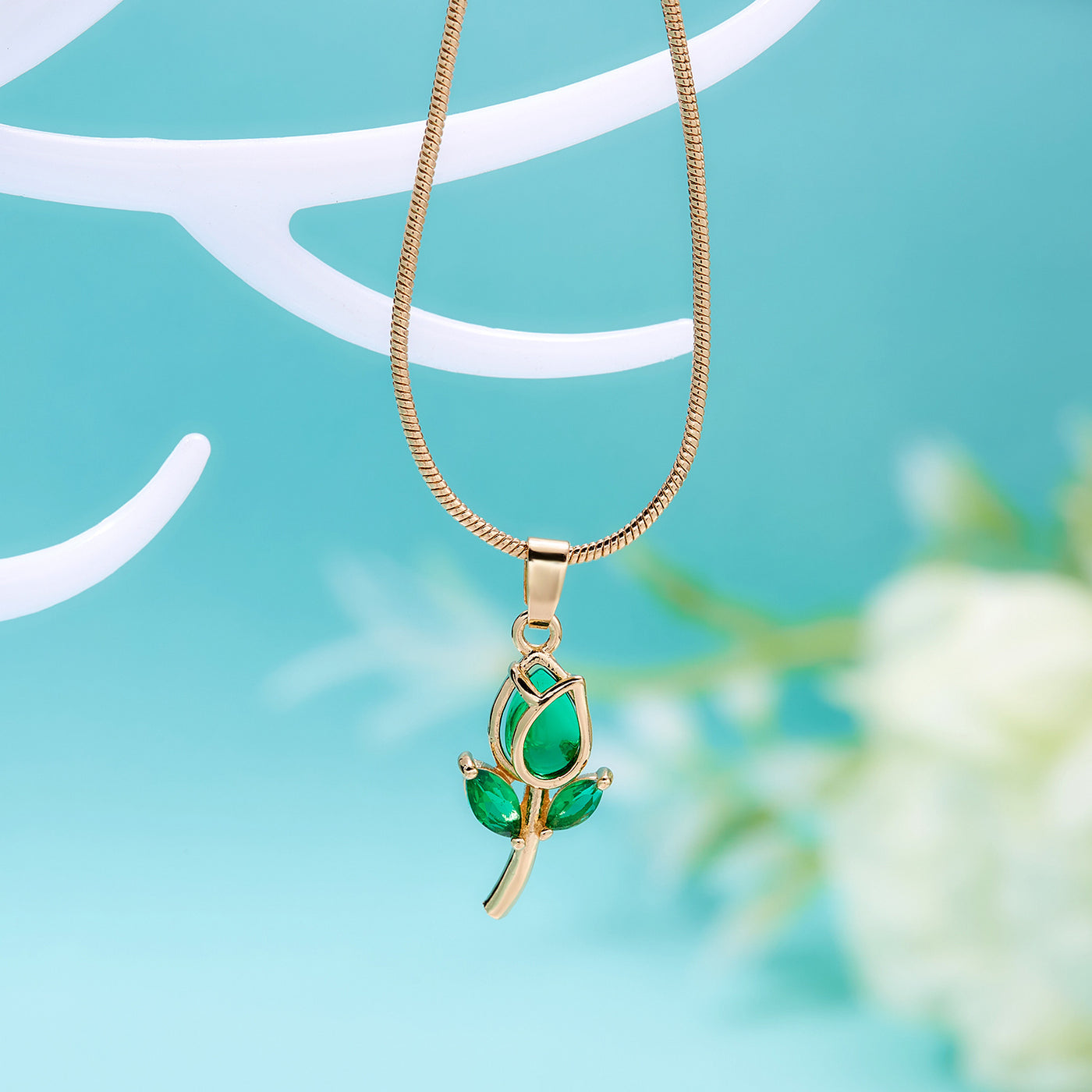 Elegant Tulip Necklace For Women - Be Fatima 