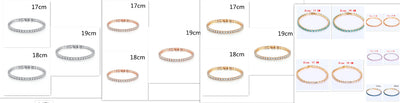 Cubic Zirconia Tennis Bracelets Iced Out Chain Crystal Bracelet Women Men Gold Bracelet Jewelry - Be Fatima 