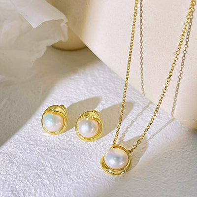 Round Pearl Necklace For Women - Be Fatima 