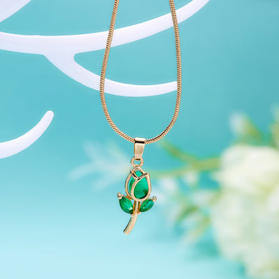 Elegant Tulip Necklace For Women - Be Fatima 