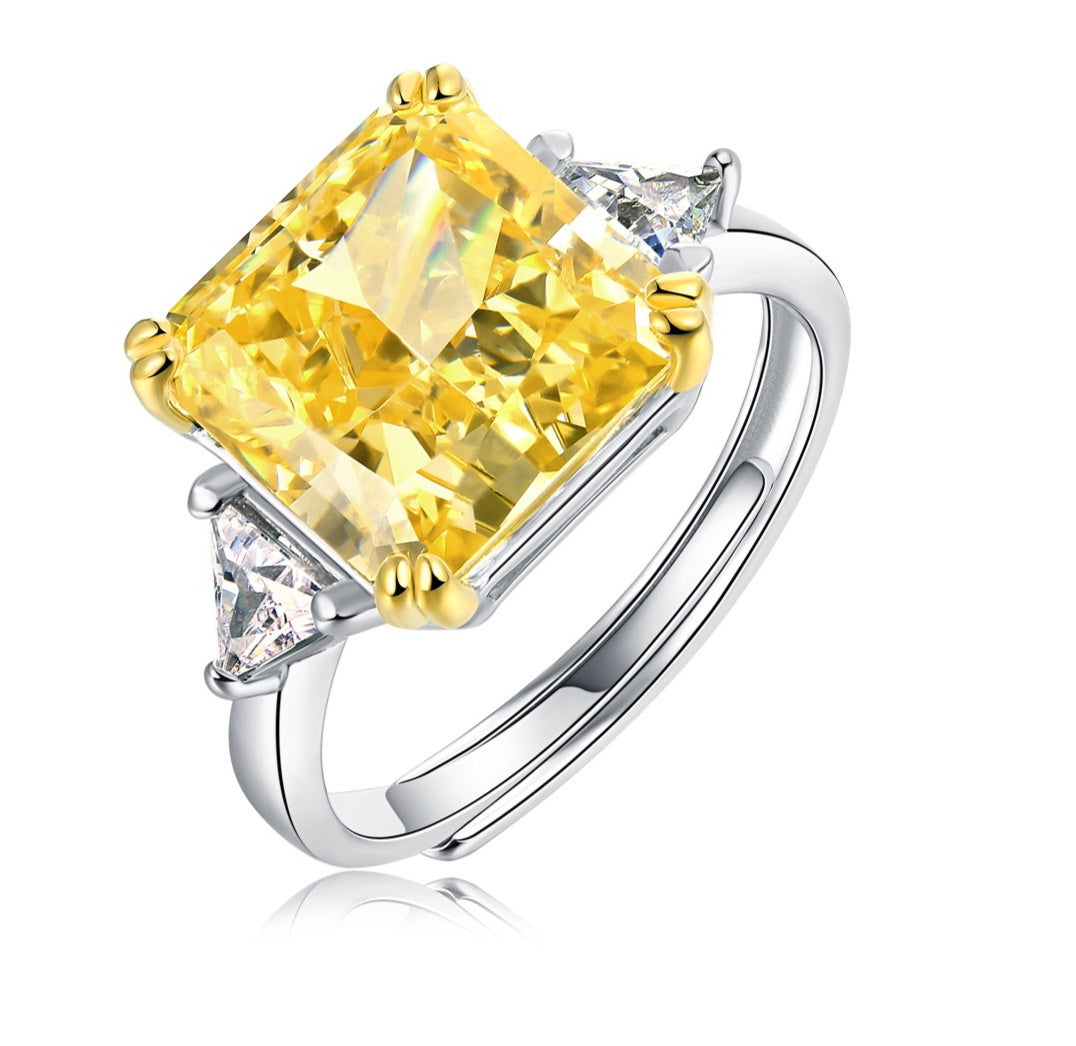925 Sterling Silver Light Luxury High-grade Non-fading Ring For Women - Be Fatima 