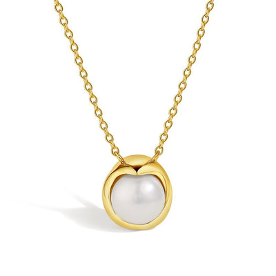 Round Pearl Necklace For Women - Be Fatima 