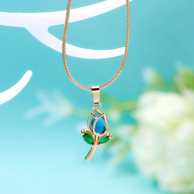 Elegant Tulip Necklace For Women - Be Fatima 